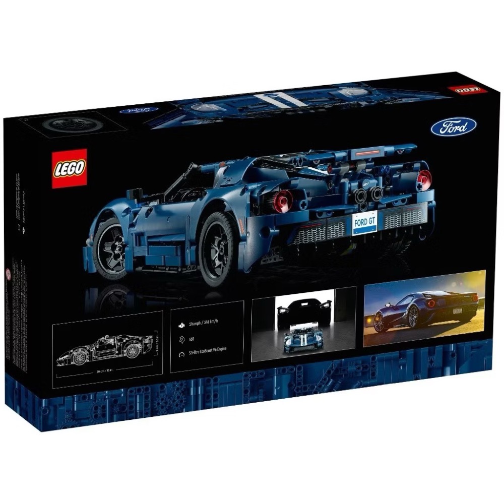 LEGO 樂高 42154 2022 Ford GT【樂高玩家】科技系列 樂高盒組-細節圖3