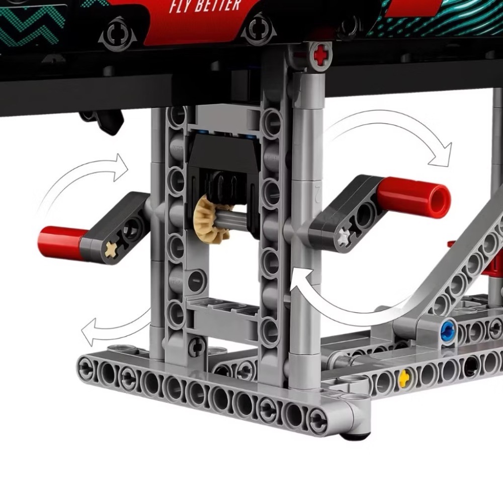 LEGO樂高® 42174 阿聯酋航空紐西蘭隊 AC75 單體水翼帆船OMEGA【樂高玩家】Technic系列-細節圖6