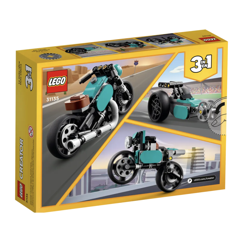 LEGO樂高31135 復古摩托車【樂高玩家】Creator  3 in 1系列 樂高盒組-細節圖6