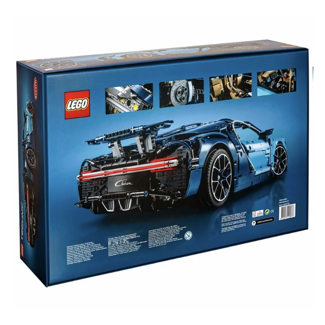 LEGO樂高 42083 布加迪 Bugatti Chiron 【樂高玩家】科技系列 樂高盒組-細節圖4