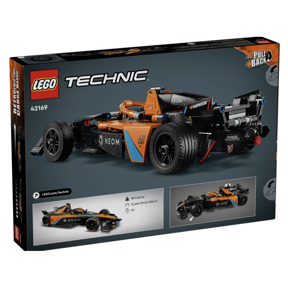 LEGO樂高®42169 電動 麥拉倫 迴力車 NEOM McLaren【樂高玩家】Technic系列 樂高盒組-細節圖7