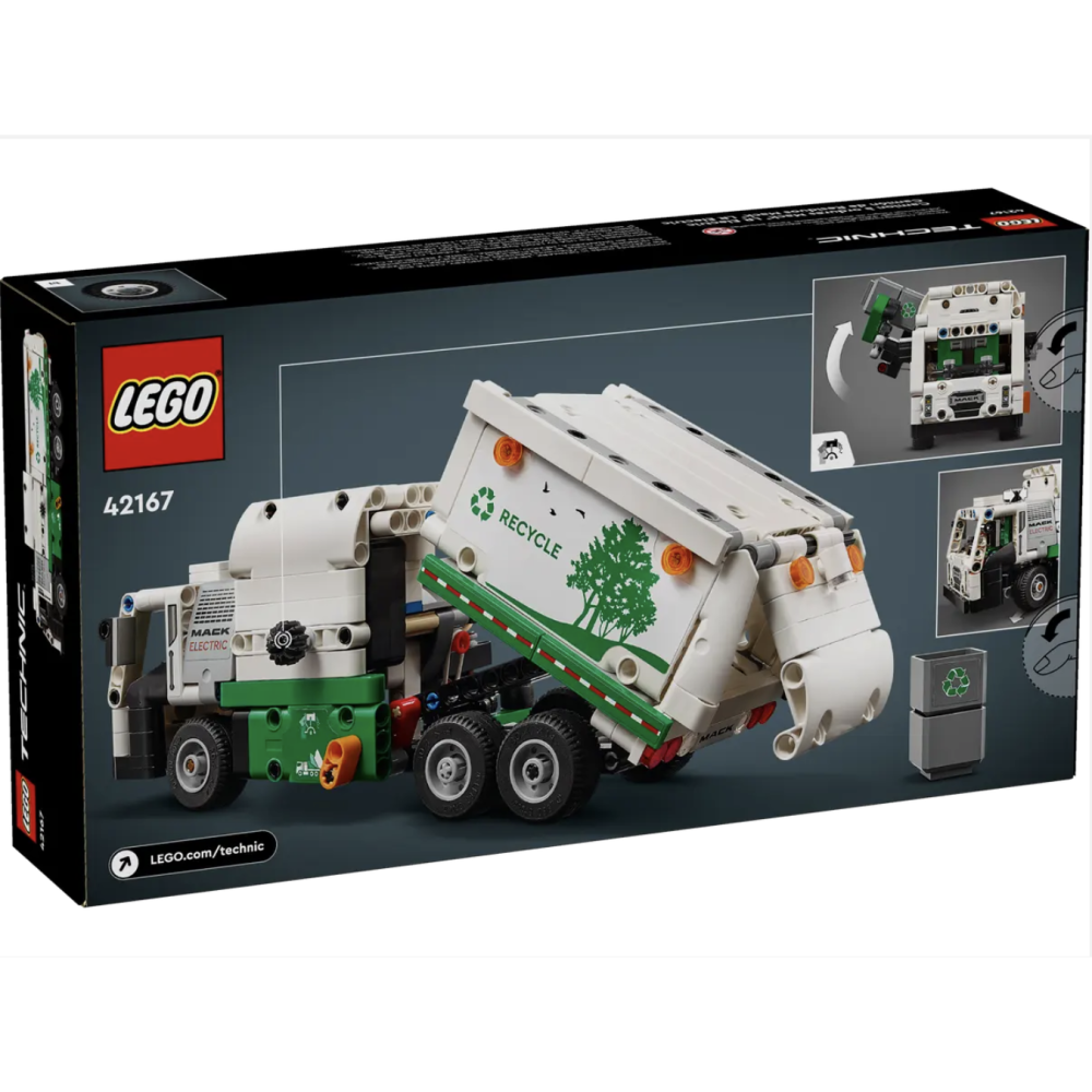 LEGO樂高® 42167 Mack® LR 電動垃圾車【樂高玩家】Technic系列 樂高盒組-細節圖7