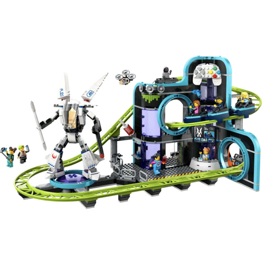 LEGO 60421機器人世界雲霄飛車樂園Robot World Roller-Coaster Park【City系列-細節圖2