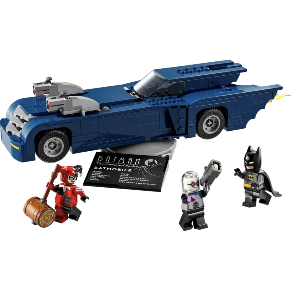 LEGO樂高76274蝙蝠俠駕駛蝙蝠車vs.小丑女&急凍人Batman with the Batmobile DC宇宙-細節圖2