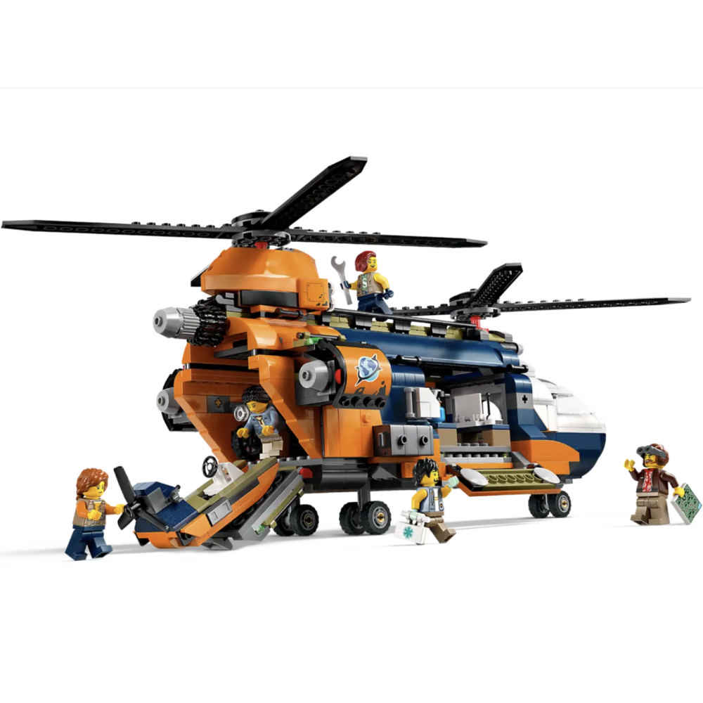 LEGO樂高 60437基地營的叢林探險家直升機 Jungle Explorer Helicopter at Base-細節圖3