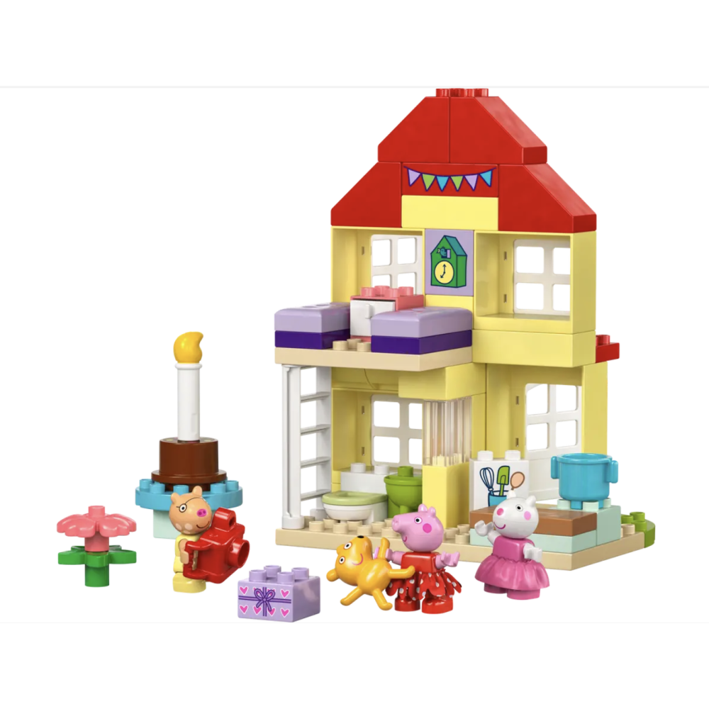 LEGO樂高10433 佩佩豬的生日小屋 Peppa Pig Birthday House【樂高玩家】Duplo系列-細節圖2