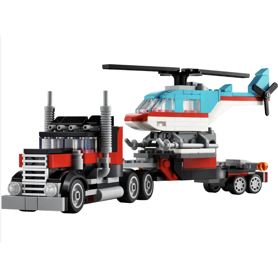 LEGO樂高31146平板卡車和直升機Flatbed Truck with Helicopter【樂高玩家】-細節圖2