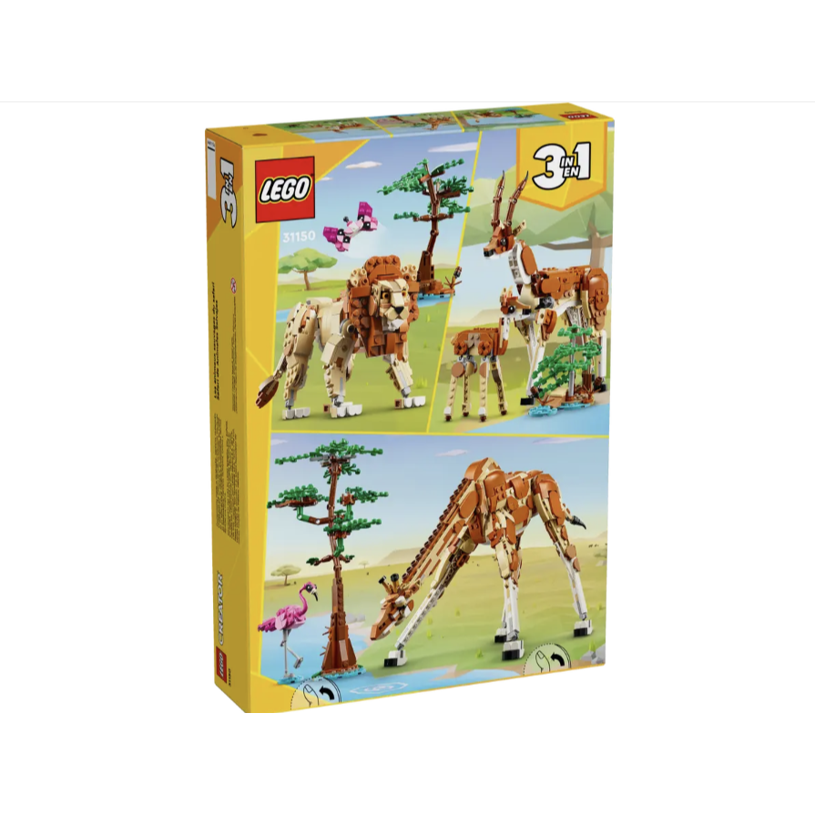 LEGO樂高31150 野生動物園動物 Wild Safari Animals【樂高玩家】Creator 3in1系列-細節圖8