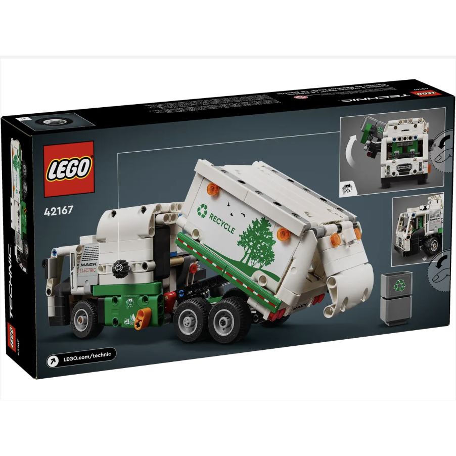 LEGO樂高42167 Mack® LR Electric Garbage Truck【樂高玩家】Technic系列-細節圖7