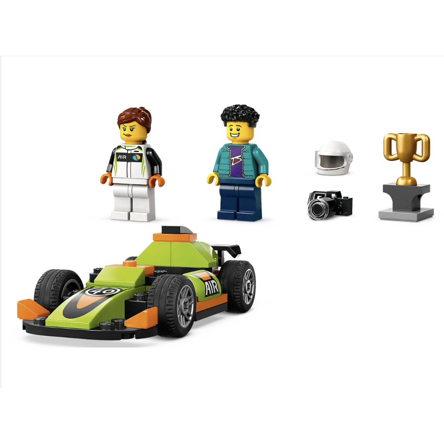 LEGO 60399 綠色賽車 Green Race Car【樂高玩家】Ciy系列-細節圖3