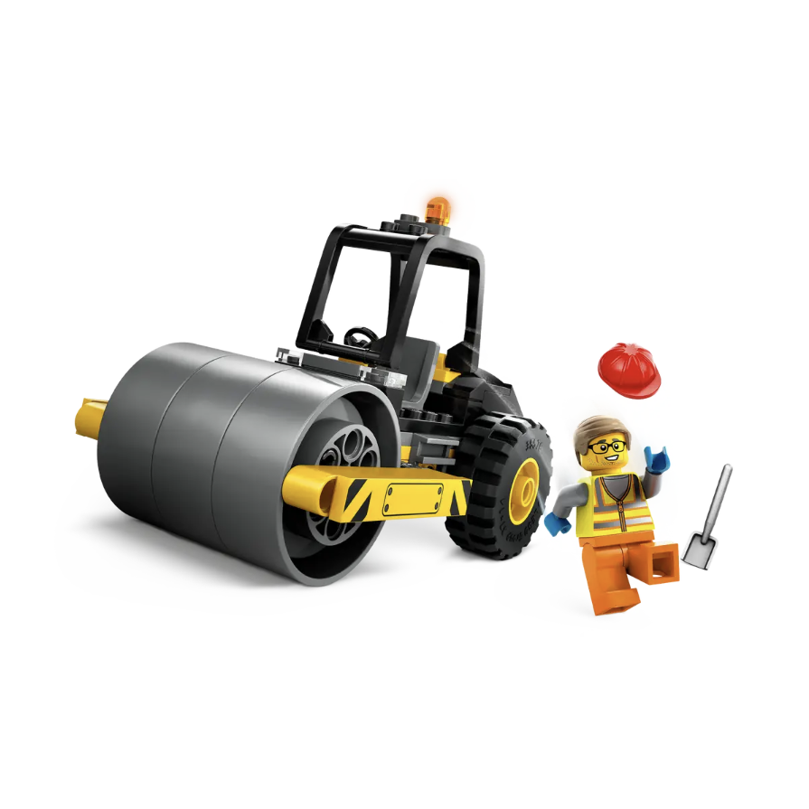 LEGO 60401 工程蒸氣壓路機 Construction Steamroller-細節圖3