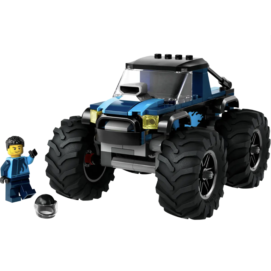 LEGO 60402 藍色怪獸卡車 Blue Monster Truck【樂高玩家】Ciy系列-細節圖2