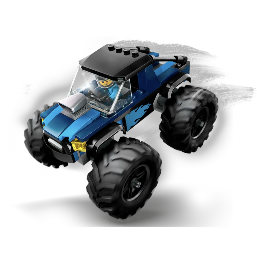 LEGO 60402 藍色怪獸卡車 Blue Monster Truck【樂高玩家】Ciy系列-細節圖4