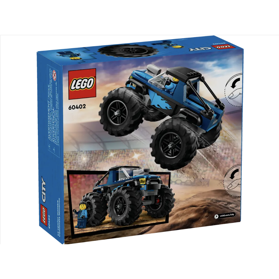 LEGO 60402 藍色怪獸卡車 Blue Monster Truck【樂高玩家】Ciy系列-細節圖6