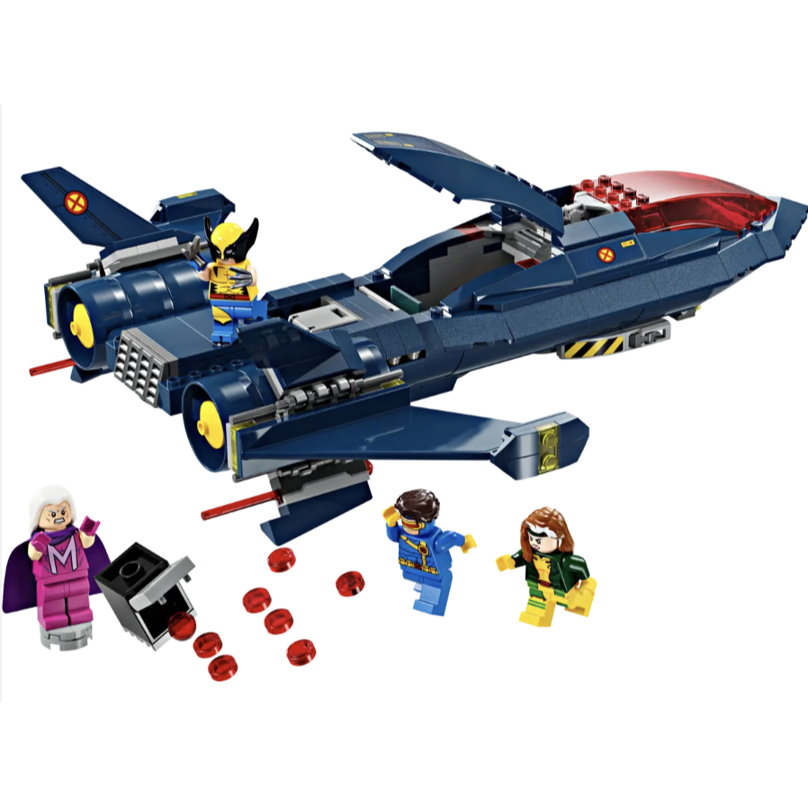 LEGO 76281 X-Men X-噴射戰機 X-Men X-Jet【樂高玩家】漫威Marvel系列-細節圖2