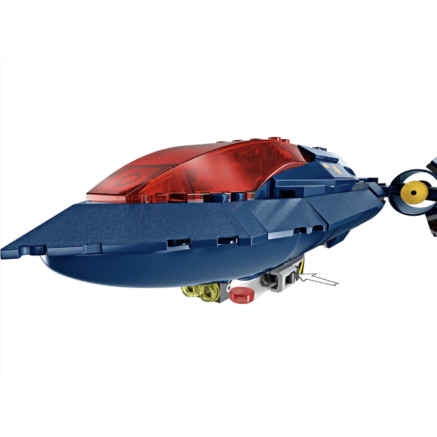 LEGO 76281 X-Men X-噴射戰機 X-Men X-Jet【樂高玩家】漫威Marvel系列-細節圖3