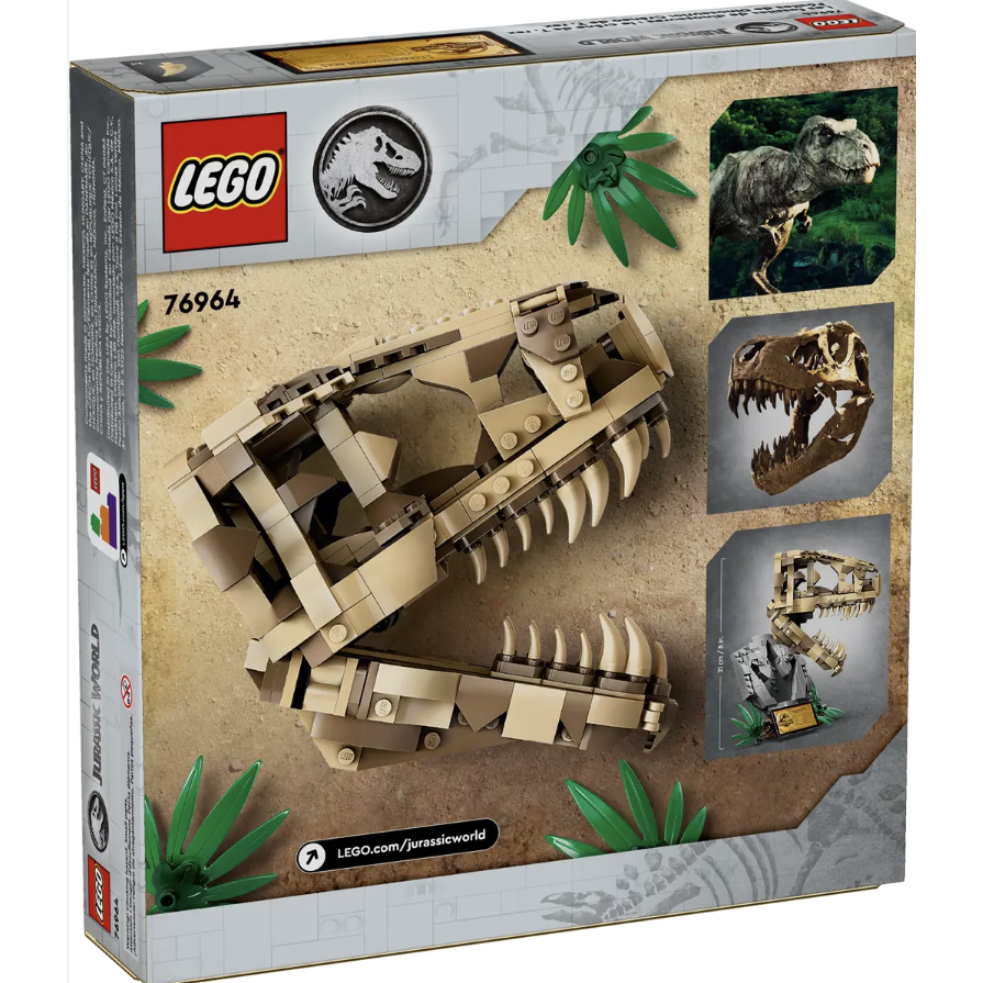 LEGO 76964 恐龍化石：霸王龍頭骨Dinosaur Fossils: T. rex Skull【樂高玩家】-細節圖6