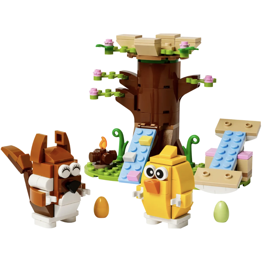 LEGO 40709春季動物遊樂場Spring Animal Playground【樂高玩家】iconic系列-細節圖2