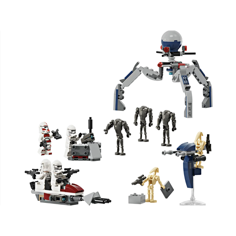 LEGO 75372複製人與戰鬥機器人大戰 Clone Trooper™ & Battle Droid™ Battle-細節圖2
