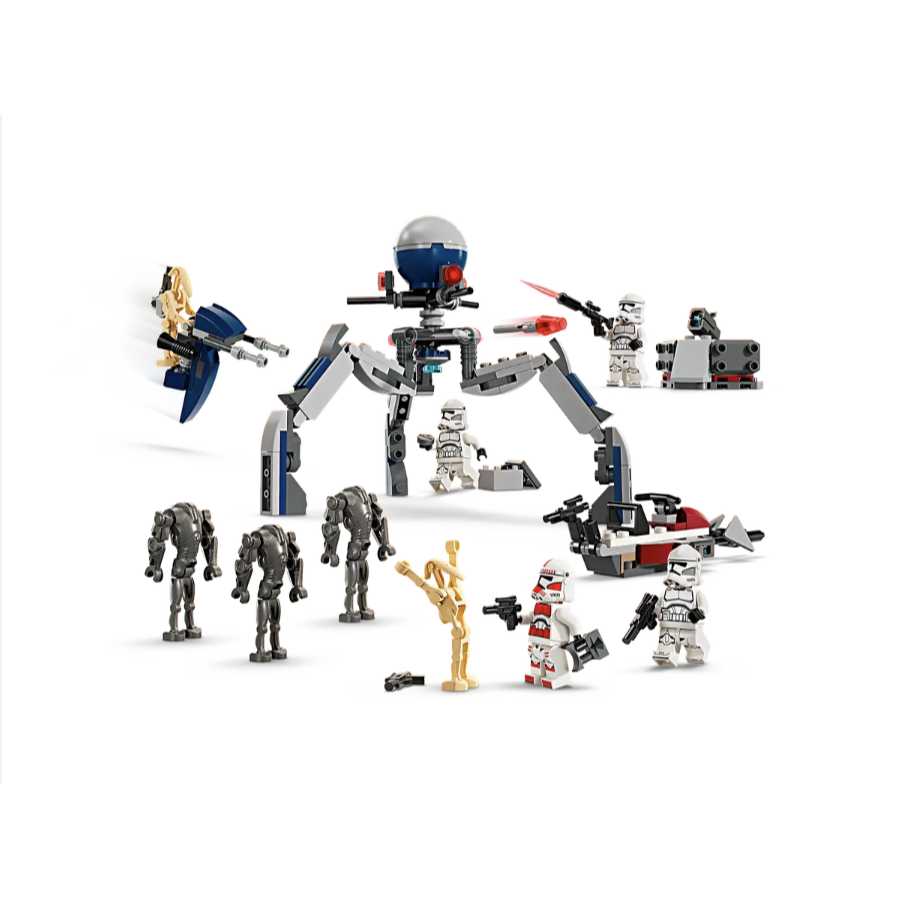 LEGO 75372複製人與戰鬥機器人大戰 Clone Trooper™ & Battle Droid™ Battle-細節圖3