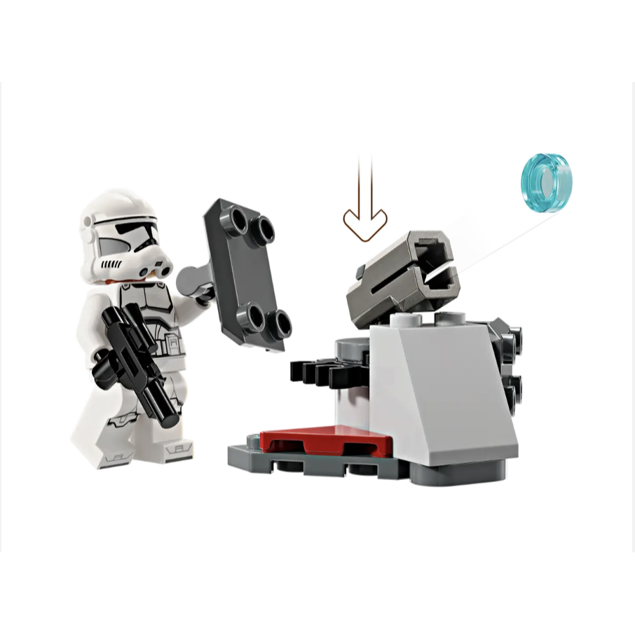 LEGO 75372複製人與戰鬥機器人大戰 Clone Trooper™ & Battle Droid™ Battle-細節圖4