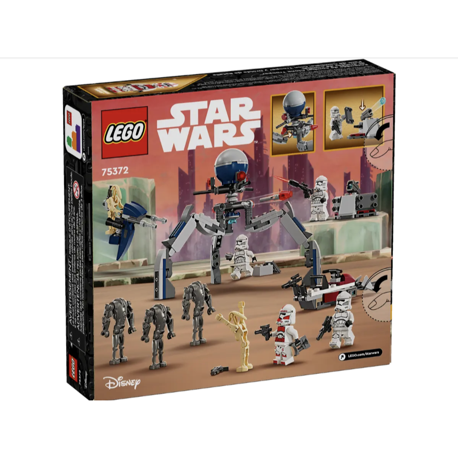 LEGO 75372複製人與戰鬥機器人大戰 Clone Trooper™ & Battle Droid™ Battle-細節圖6