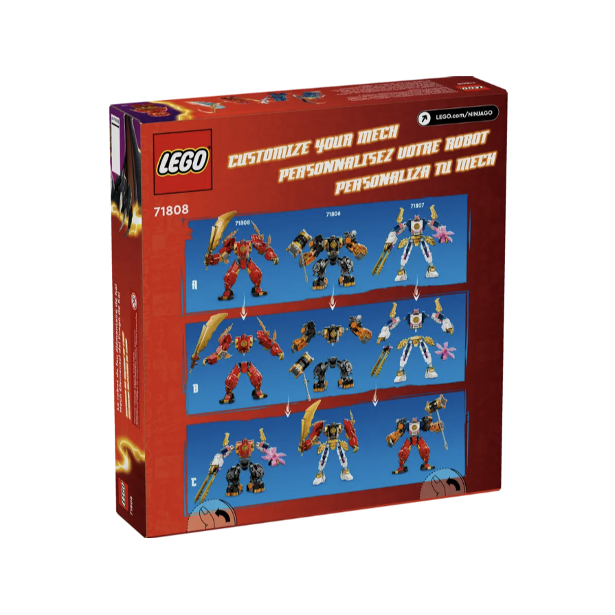 LEGO 71808赤地的火元素機械人Kai＇s Elemental Fire Mech【樂高玩家】Ninjago系列-細節圖4