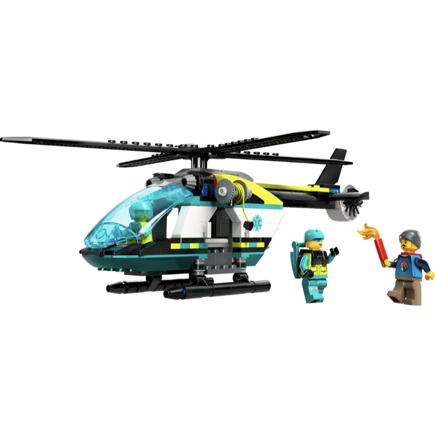 LEGO 60405 緊急救援直升機 Emergency Rescue Helicopter【樂高玩家】Ciy系列-細節圖2