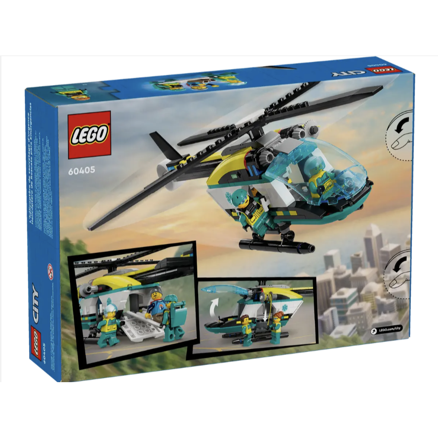 LEGO 60405 緊急救援直升機 Emergency Rescue Helicopter【樂高玩家】Ciy系列-細節圖7