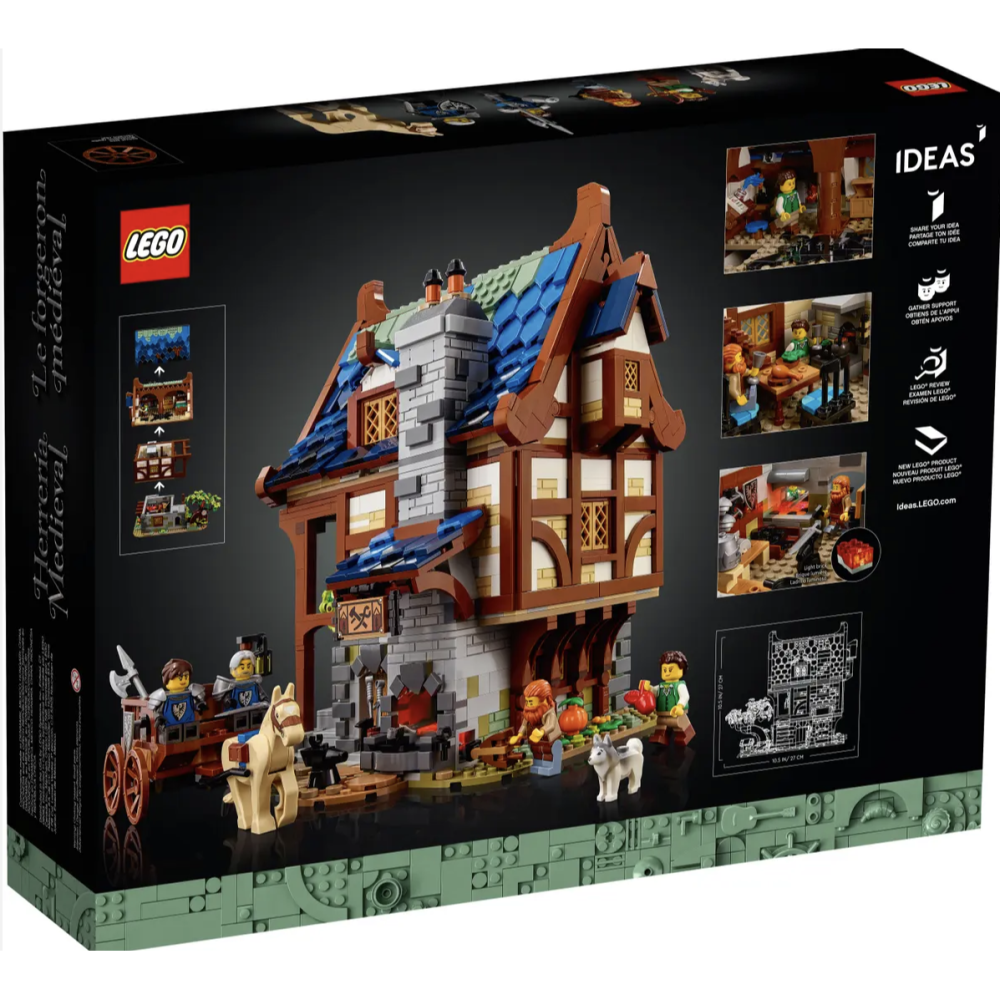 LEGO樂高 21325中世紀鐵匠【樂高玩家】IDEAS系列 樂高盒組-細節圖10