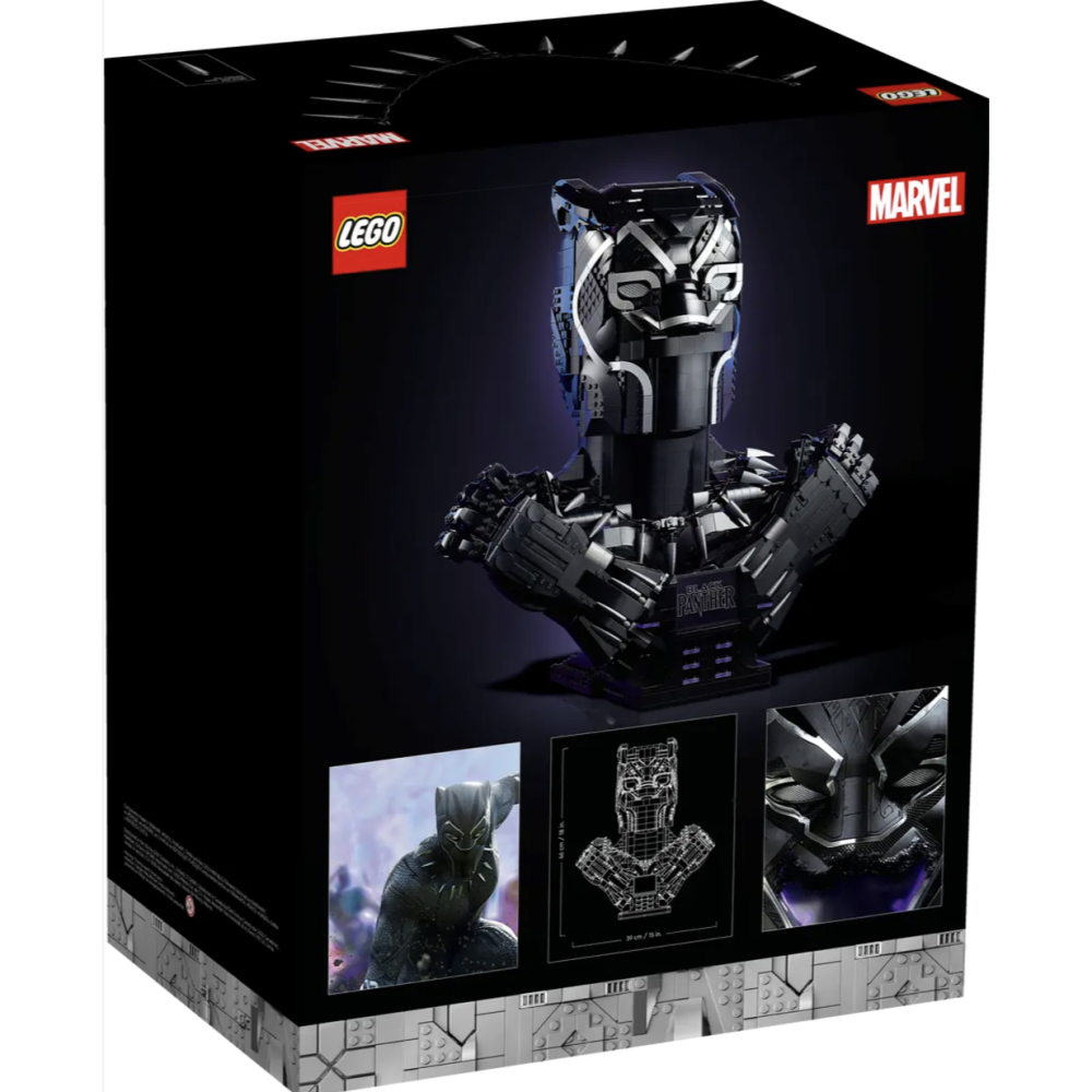 LEGO 76215 黑豹面罩 Black Panther【樂高玩家】漫威Marvel系列-細節圖5