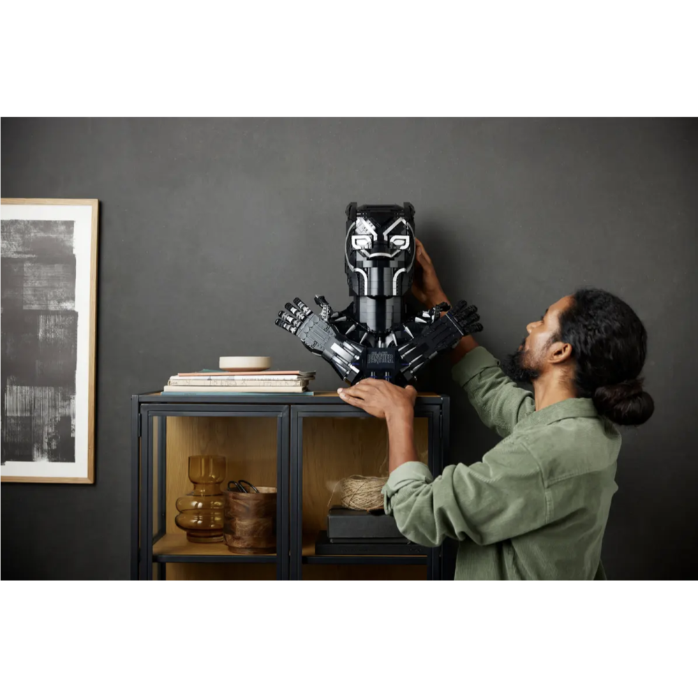 LEGO 76215 黑豹面罩 Black Panther【樂高玩家】漫威Marvel系列-細節圖6