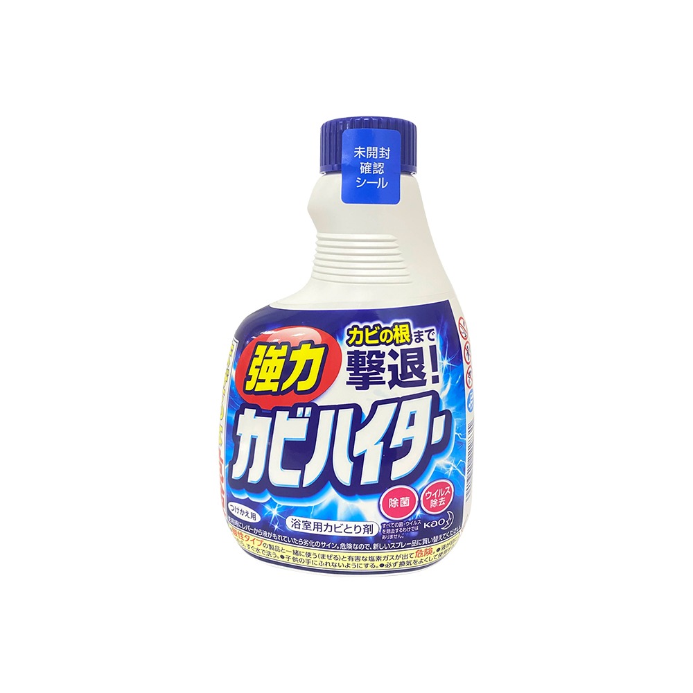 日本 花王 KAO 除霉劑 罐裝/補充罐  400ML 藍 浴廁 除菌 除霉 黴 噴霧 噴霧  磁磚(日本原裝)-規格圖5