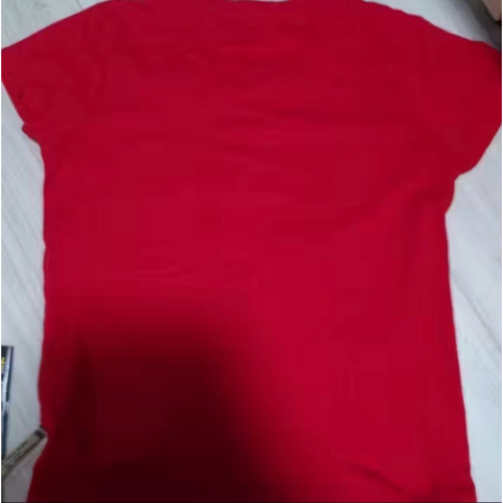 佐丹奴 giordano 紅色上衣 L號 身長約59cm;寬約 46cm;袖長約13cm-細節圖2