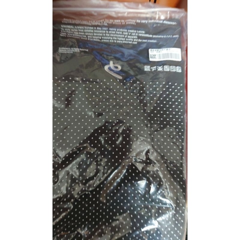全新 Stayreal 驕傲盛開假兩件連帽T 黑標M 深灰 身長：70cm;寬：63cm左右；袖長：55cm左右-細節圖2