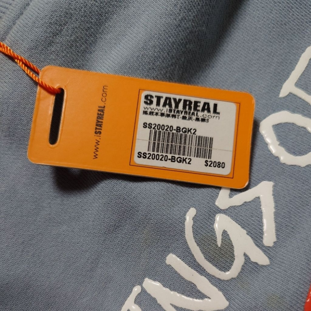 新品 Stayreal 搖滾本事 厚棉T 黑標S 身長約65cm；寬62約cm；袖長約64cm-細節圖4