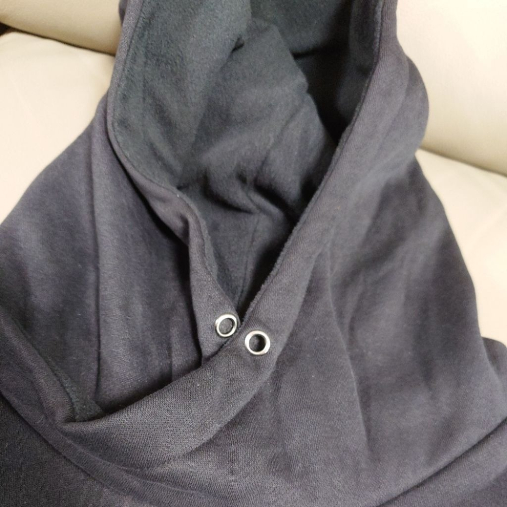 二手出清 Stayreal 影子小鼠登山帽T 黑標S 完美主義者請勿下單-細節圖5