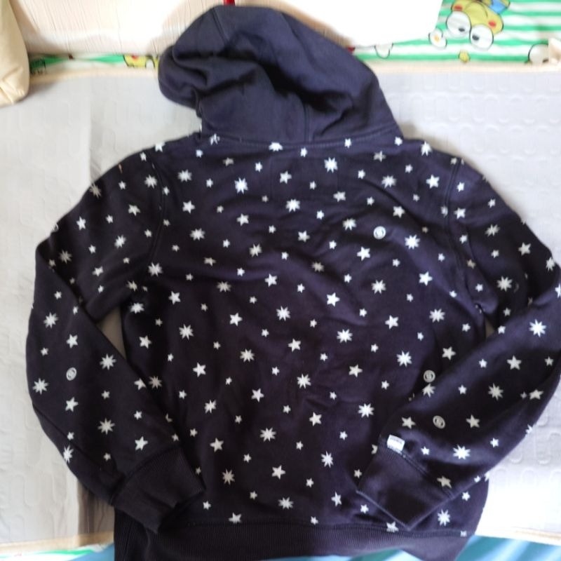 ✨二手出清✨Stayreal 燦爛星空帽T 黑標M 完美主義者請勿下單🙇‍♀️⛔-細節圖6