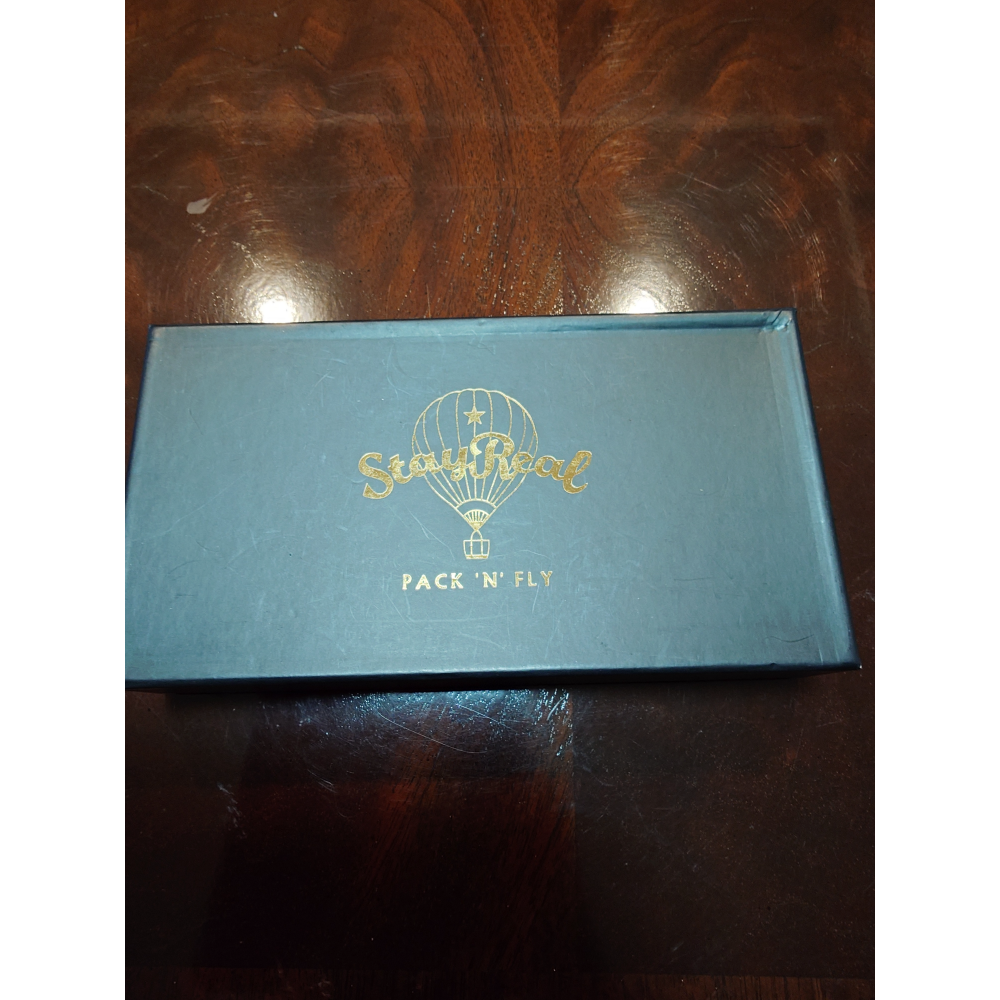 Stayreal 印刻真皮長夾 黑色 無版型 有盒子-細節圖5