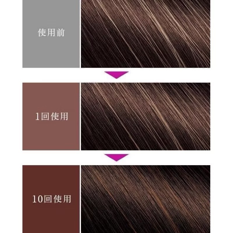 《✈️快速出貨》Salon De Pro 日本製白髮專用自然染色保濕洗髮精300ml-細節圖2