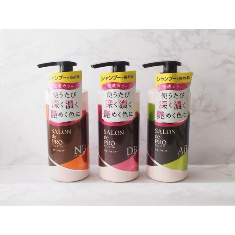 《✈️快速出貨》Salon De Pro 日本製白髮專用自然染色保濕洗髮精300ml-細節圖5