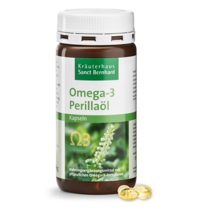 (預購私訊) 德國代購 Sanct Bernhard Omega-3 紫蘇油膠囊-細節圖2