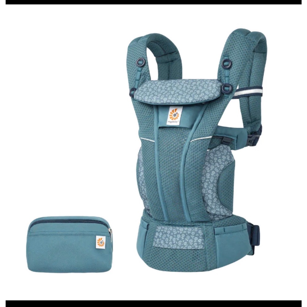 美國 Ergobaby Omni Breeze全階段型四式透氣嬰兒背帶-曙光藍-細節圖3