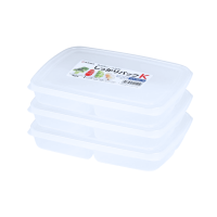 派肯生活【快速出貨】日本製NAKAYA 四格保鮮盒 微波保鮮盒 冷凍冷藏保鮮盒 分裝盒