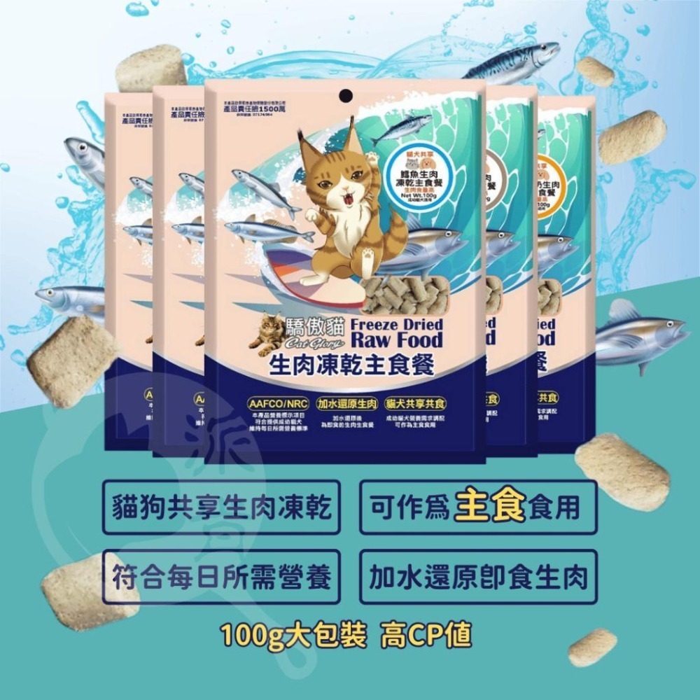 派肯寵物【快速出貨】驕傲貓 生肉凍乾主食餐 貓凍乾 狗凍乾 生肉凍乾 凍乾-細節圖4