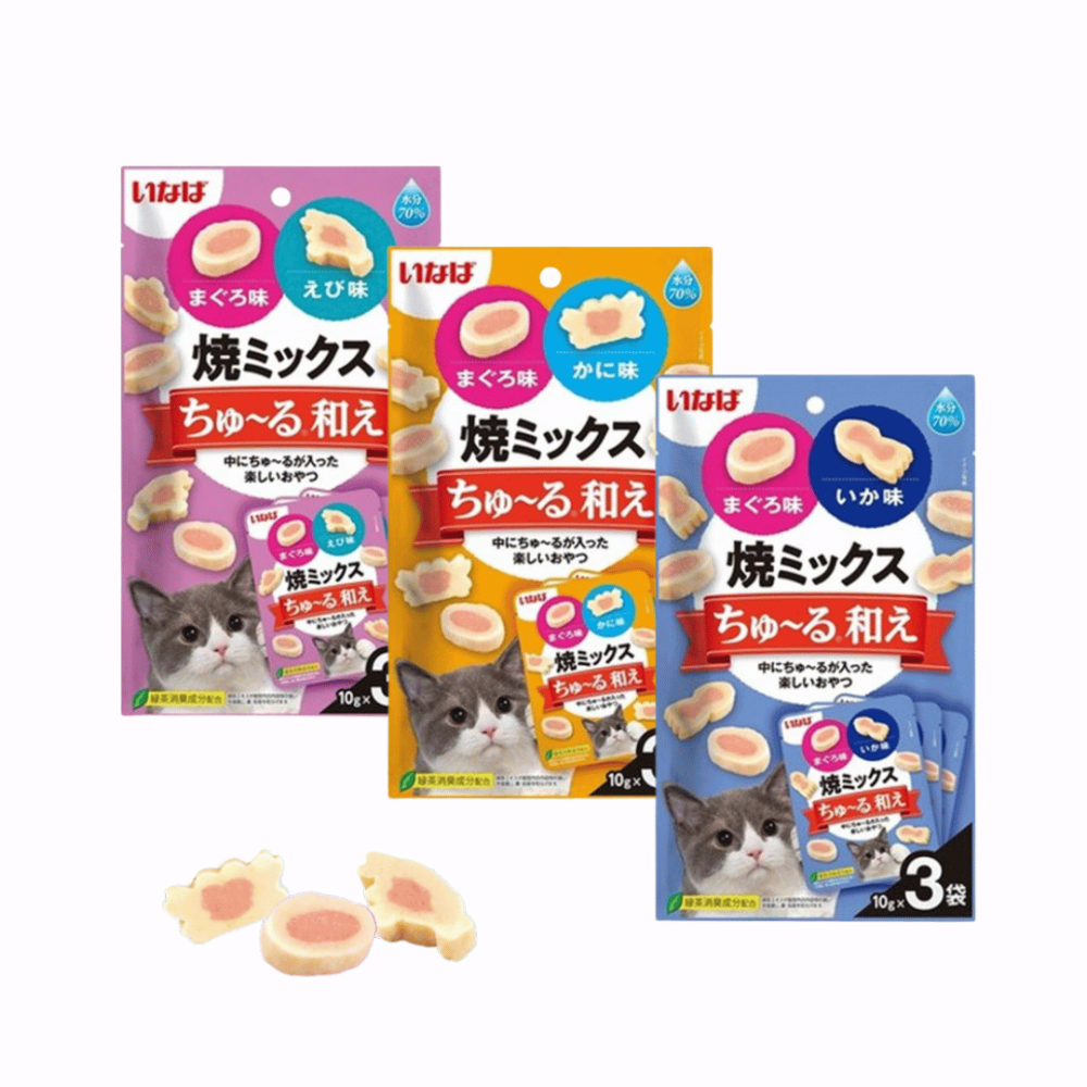 派肯寵物【快速出貨】CIAO 肉泥 啾嚕肉泥夾心餅 貓咪零食 夾心餅乾綜合味 肉泥夾心餅 日本製 貓餅乾 貓零食-規格圖8