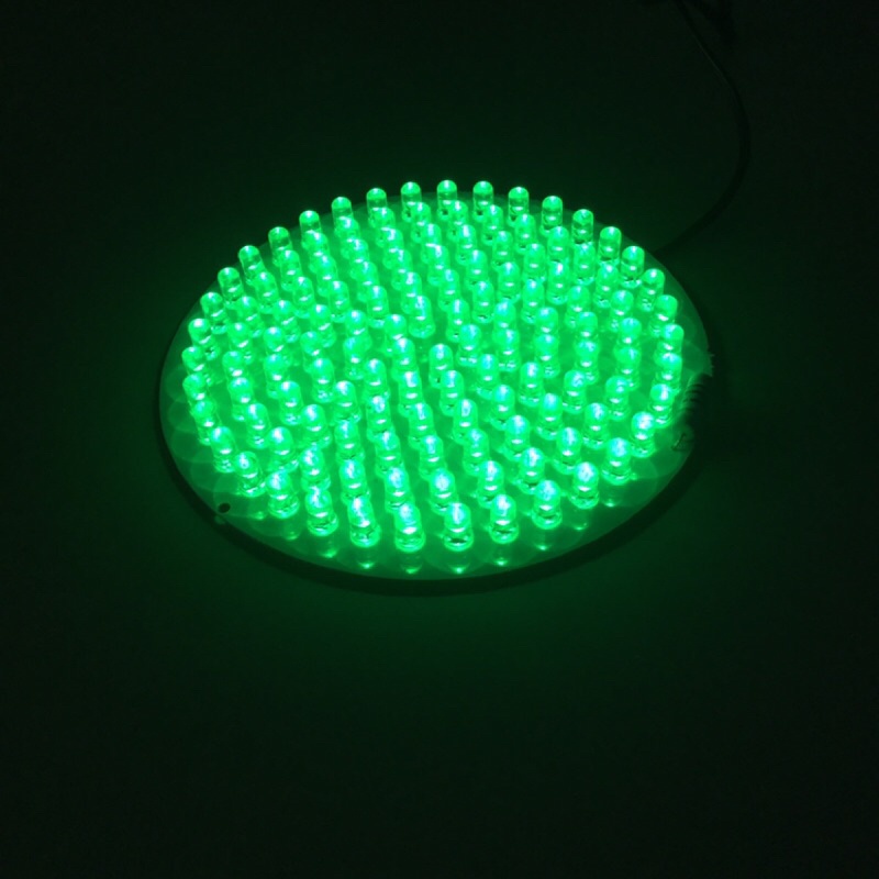 LED圓形DIY電路板-126顆燈-改裝燈板-紅綠燈-黃光-藍光-水族燈製作實習空板套件鋁基板-9V-12V-24V-細節圖4