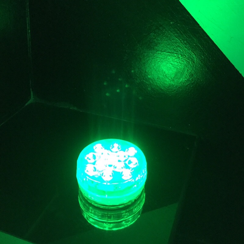 高亮度LED水族箱造景燈-氣氛燈-電池-水底燈-防水-RGB紅藍綠七彩自動變色-固定顏色-長距離遙控型-強力磁鐵-附吸盤-細節圖2