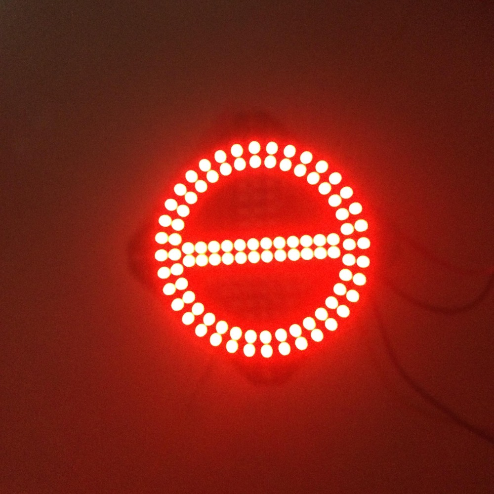 LED紅綠燈-紅光禁止-綠光箭頭-指示燈-地下室停車場-車道燈。電梯-LED雙色燈板- 尺寸12.3公分 電壓12V-細節圖4