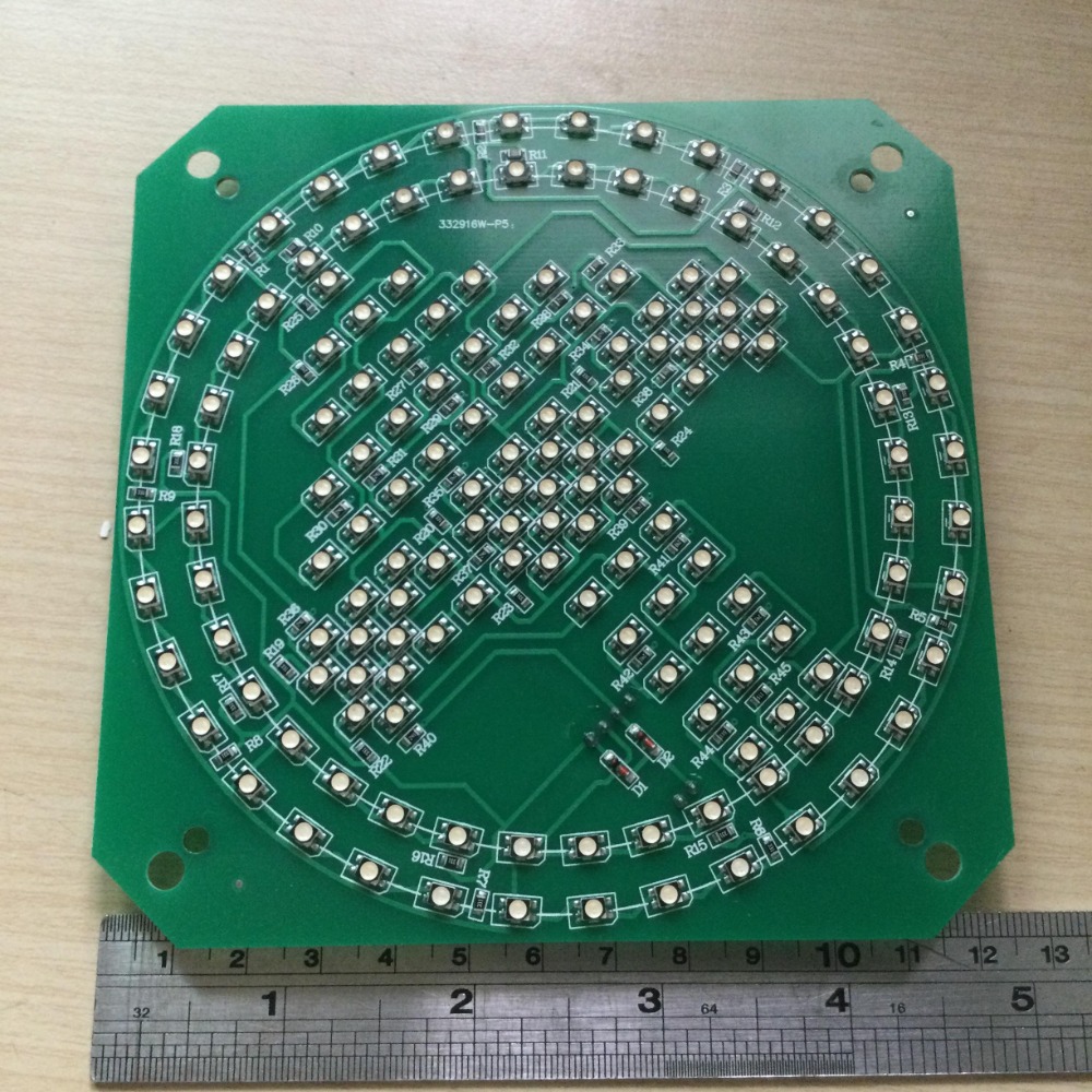 LED紅綠燈-紅光禁止-綠光箭頭-指示燈-地下室停車場-車道燈。電梯-LED雙色燈板- 尺寸12.3公分 電壓12V-細節圖5